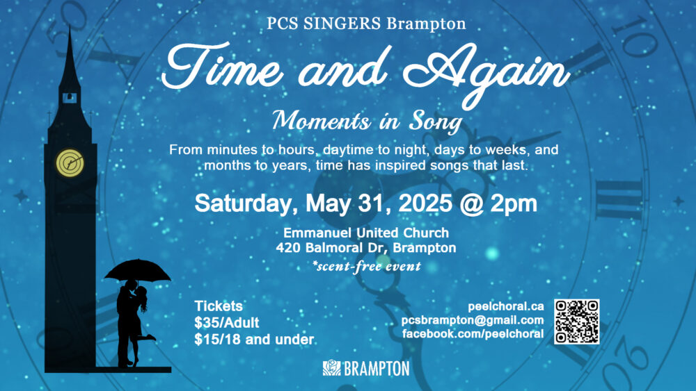 PCS Singers Present: Time and Again… Moment in Songs